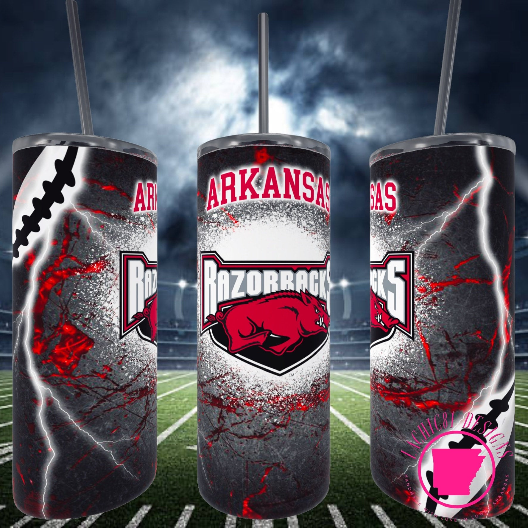 Arkansas Razorbacks 20oz Stainless Steel Tumbler with Handle - College  Fabric Store